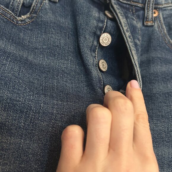 Gap Stretch Denim Pencil skirt - Size 2P - Picture 4 of 7